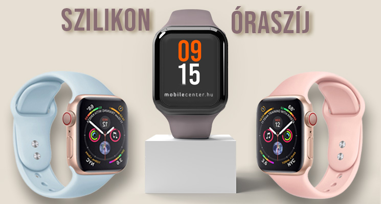 SZILIKON ÓRASZÍJ